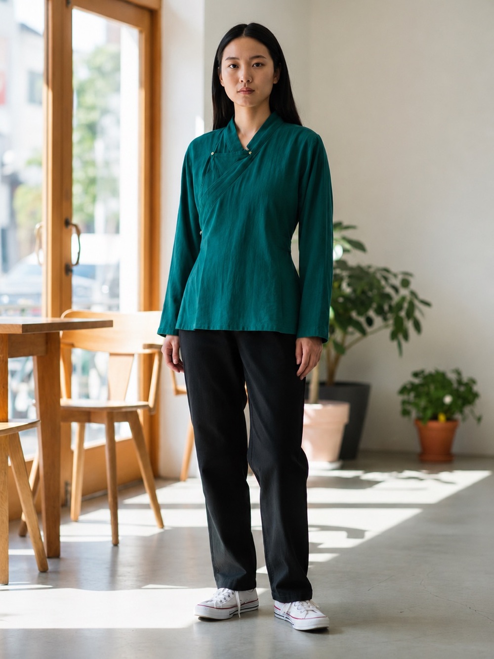 🌿 Handmade Tibetan Cotton Tunic